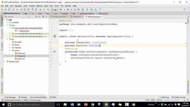 Android Bangla Tutorial 2.36 : timepicker android tutorial смотреть онлайн