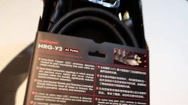 UNBOXING: AUDIOQUEST NRG-Y3 POWER CORD смотреть онлайн