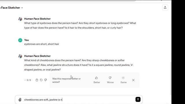 Real Human Face sketching Bot | gpt4custombot | face generator | customgpt | openAI смотреть онлайн