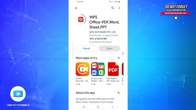 How To Download & Install WPS Office App On Mobile Phone 2023 | WPS Office Mobile App Download Help смотреть онлайн