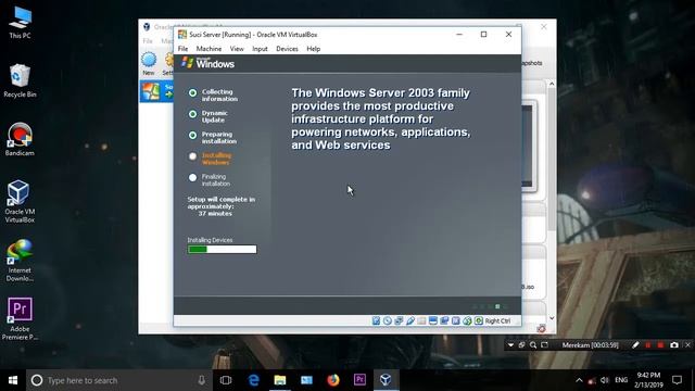 How to instal windows server 2003 in virtual box by suci and tri смотреть онлайн