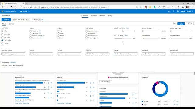 Applying Filters To Data In Microsoft Clarity - Microsoft Clarity Series смотреть онлайн