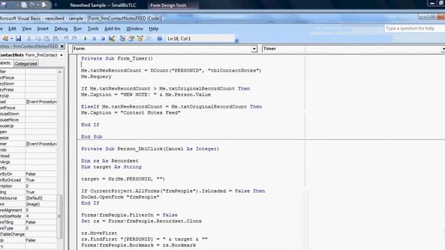 MS Access: Scrolling "News Feed" form demo, Part 2 смотреть онлайн