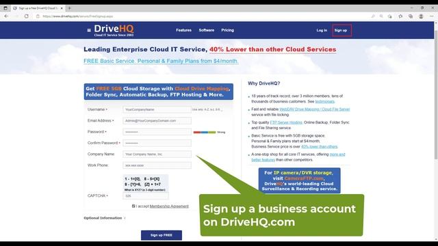 DriveHQ WebDAV Cloud Drive Mapping and Cloud File Server Service смотреть онлайн