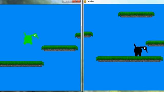 Game in two windows with Game Editor смотреть онлайн
