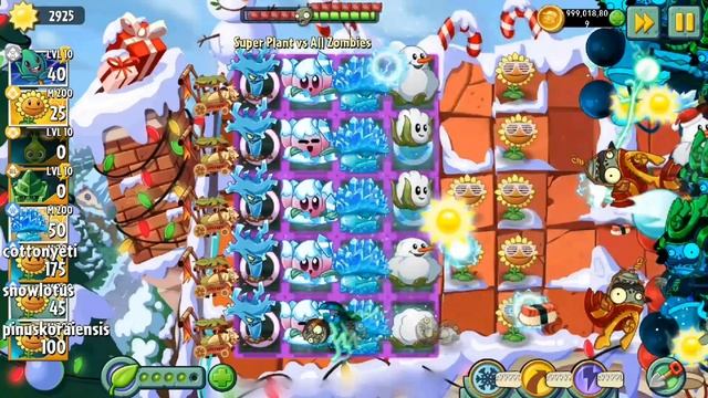 Pvz 2 10.9.1 - New Plant Snow Lotus & Chinese Plants in international in Plants vs Zombies 2 смотреть онлайн
