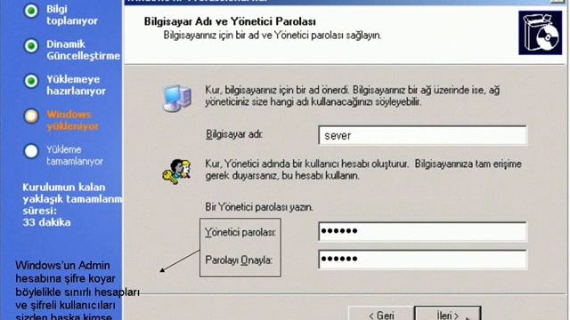 Windows XP TR Kurulumu смотреть онлайн