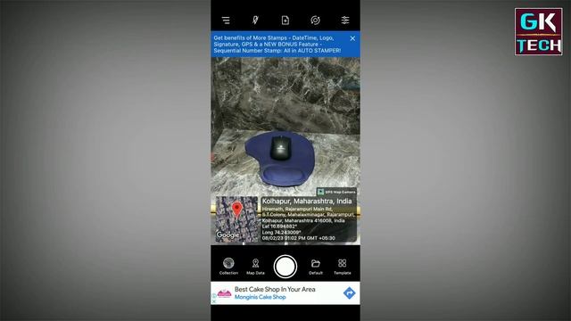 GPS Map Camera APP Kaise Use kare || How To Use GPS Map Camera APP смотреть онлайн