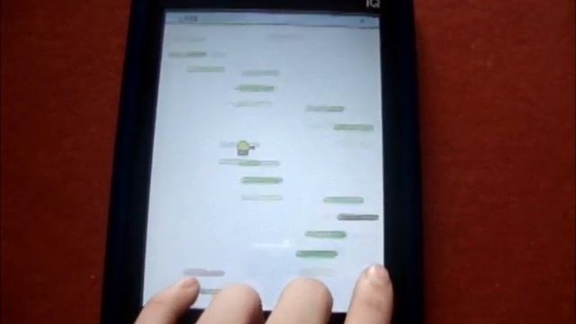 Игра Doodle Jump на PocketBook IQ701 смотреть онлайн