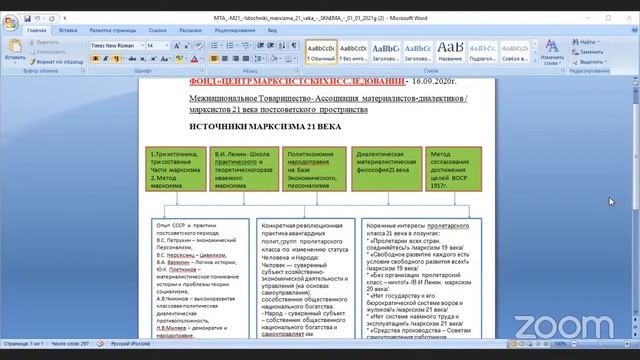 2023.02.13 НИР ИНГ Марксизм 21-го века. Ноосферное народоправие граждан. смотреть онлайн