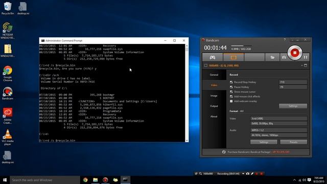Recycle bin won't empty in Windows fix смотреть онлайн