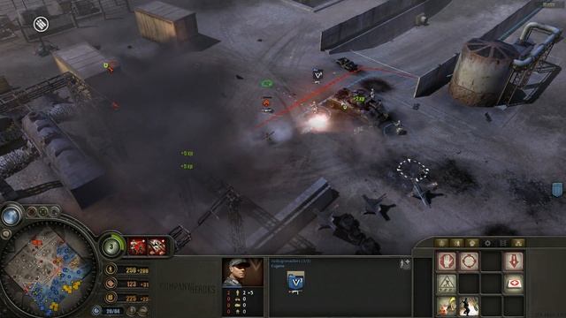 Company of Heroes, Tales of Valor - Gameplay - 4 vs 4 (Good Battle) смотреть онлайн