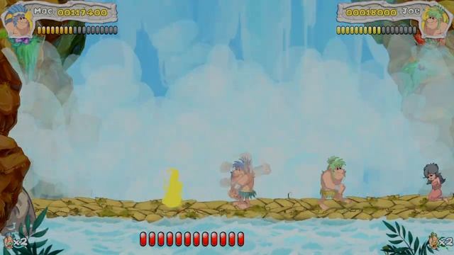 New Joe & Mac Caveman Ninja- Full Game-Co-oP ( it is difficult even on very easy difficulty)) смотреть онлайн