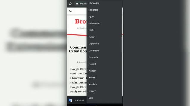 How to Translate WebPage in Chrome Android Language Settings? смотреть онлайн