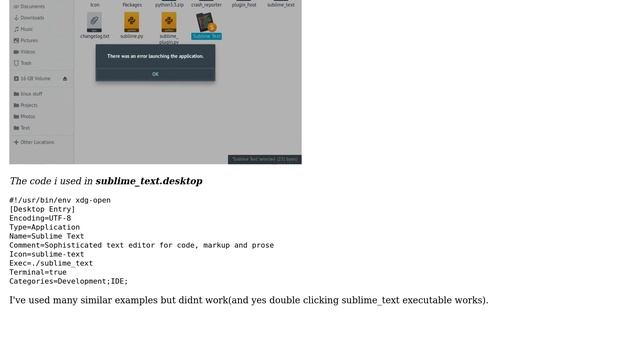 Creating a launcher icon for sublime text 3 with the Exec=sublime_text instead of long path with... смотреть онлайн