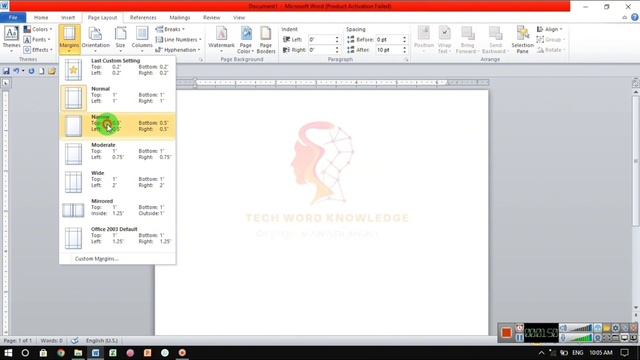 How To Seat My Page In M. S Word #page #setting #knowledge #ms Word @MsOfficeLearning @knowledge