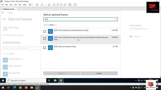 12-Add Active Directory On Win 10 (RSAT) смотреть онлайн