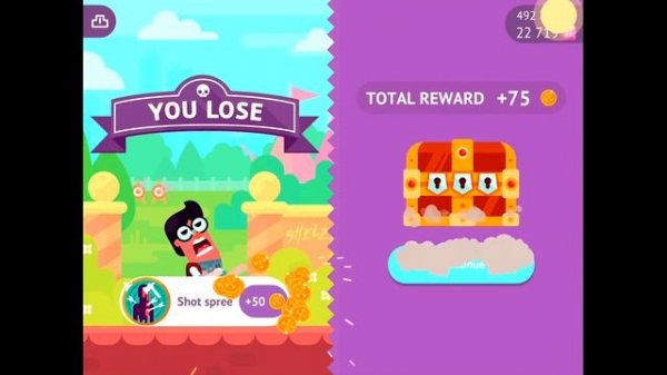 Bowmasters - Gameplay Walkthrough Part 75 - Online Challenge Schoolmates (iOs, android)