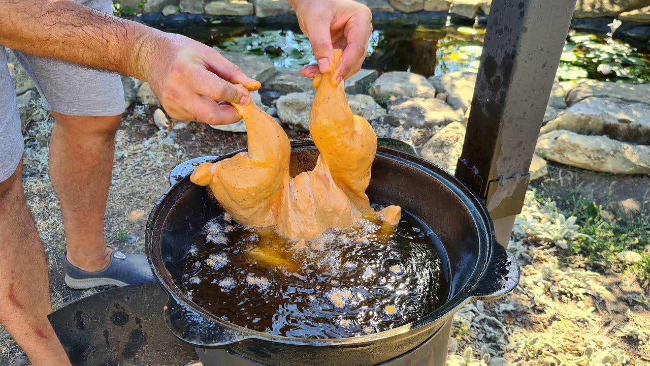 Жареная курица - В пивном кляре смотреть онлайн