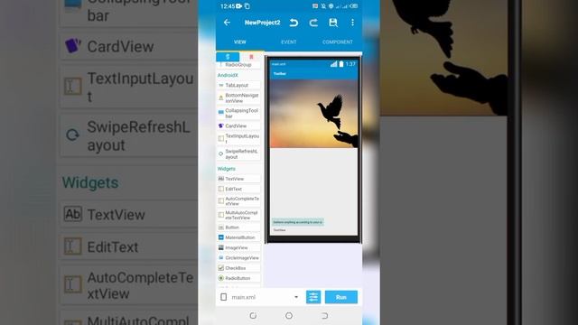 Layout visibility animation in sketchware app tutorial 61 | sketchware tutorials #sketchware смотреть онлайн