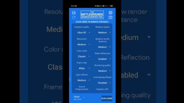 Battlegrounds Advanced Graphics Tool [NO BAN] pre register