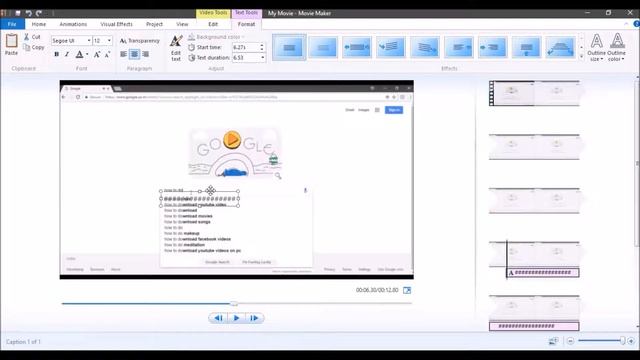 Hide or blur text using Windows Movie Maker смотреть онлайн
