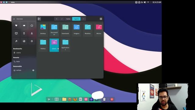NITRUX LINUX 2.1 UM DEBIAN COM DESKTOP ESTILOSO | Desktop Linux смотреть онлайн