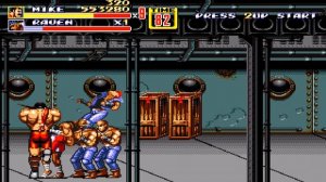 Streets of Rage 2: Final Fight Crossover - Mike Haggar playthrough