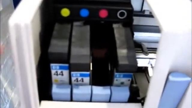 DesignJet 450C repair cartridge error смотреть онлайн