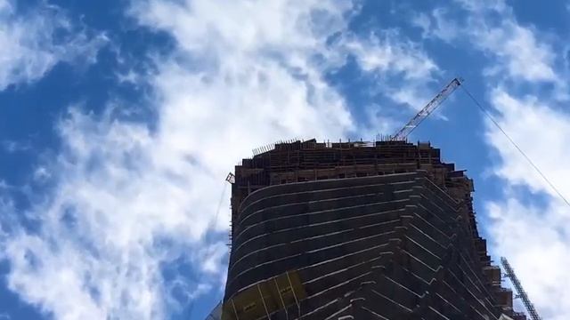 Dubai skyscraper Al wasl Tower Time lapse смотреть онлайн