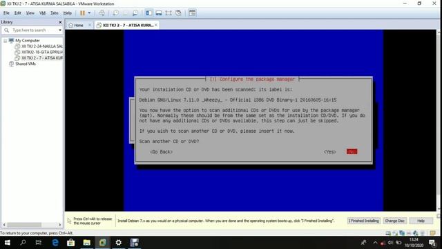 Cara Install Debian dan Install Asterisk || SMK N 1 BANYUMAS смотреть онлайн