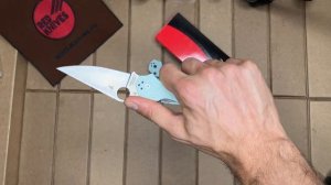 Реплика ножа Spyderco Paramilitary 2 G10 бирюзовый - обзор!