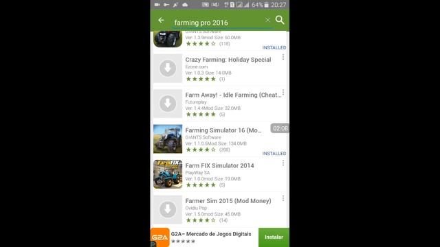 Como Baixar Farming Pro 2016 Gratis - Primeiro video do Canal смотреть онлайн