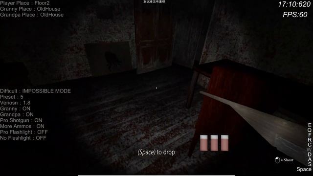 Exploring Mom Cellar In Granny Buttery Mod Pack (Beta Version) - V1.8 Map And Grandpa's Shotgun