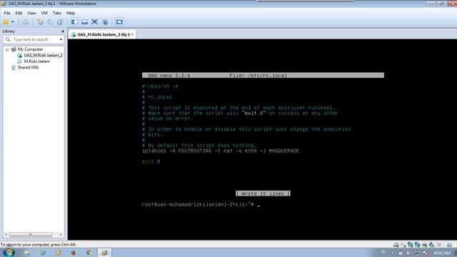 Konfigurasi Routing Debian M Rizki Jaelani смотреть онлайн