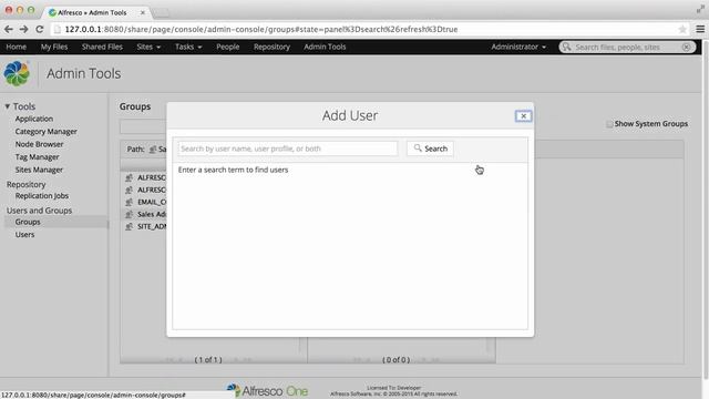 Alfresco 5.0 - Creating Groups смотреть онлайн