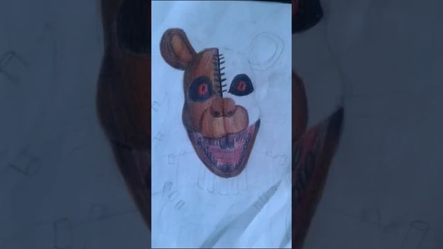 Как я рисую аниматроника 2 пример на (Rat) FNAC 3