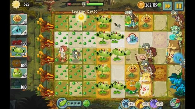 Plants vs Zombies 2 - Lost City - Day 30 [Dave's mold colonies] No Premium смотреть онлайн
