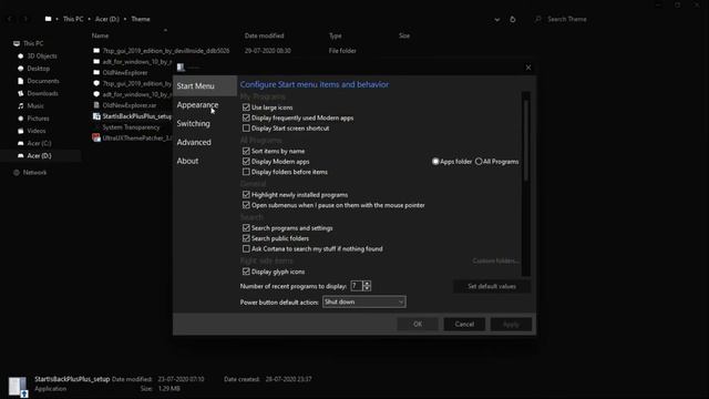 Best Windows 10 Dark Glass Transparent Theme | 1903-1909-2004 | 🖥️🔥 смотреть онлайн