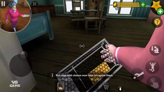 Rat Attack | Scary Teacher 3D Chapter 3 Android Gameplay смотреть онлайн
