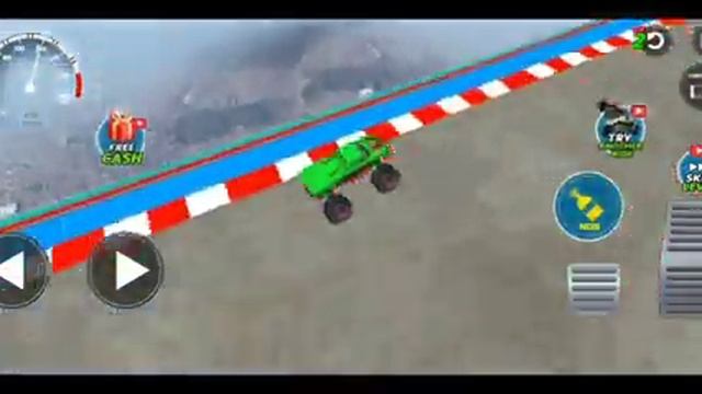Monster Truck Mega Ramp Simulator Game #1k - Android Gameplay смотреть онлайн
