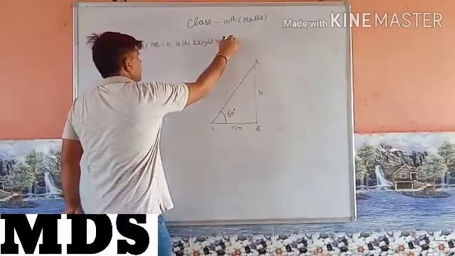 Class 10th Maths chapter 9 Applications of Trigonometry date-27/07/2020 смотреть онлайн