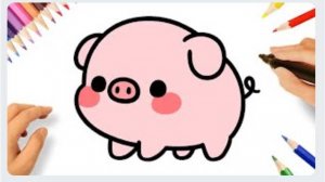 КАК ЛЕГКО НАРИСОВАТЬ СВИНЬЮ 🐷