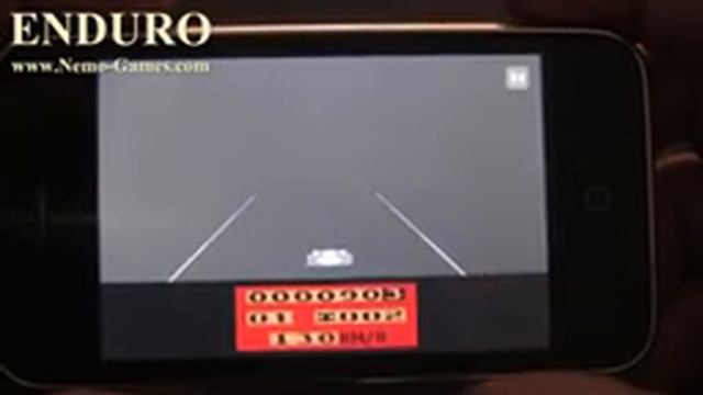 Enduro - Atari 2600 Game on iPhone смотреть онлайн