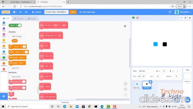 Multiplayer Platformer Tutorial In Scratch - Part 1 смотреть онлайн