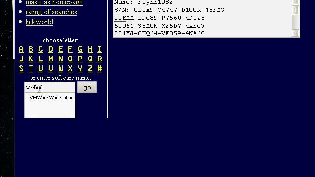 Serial Key for VMWare Work Station смотреть онлайн