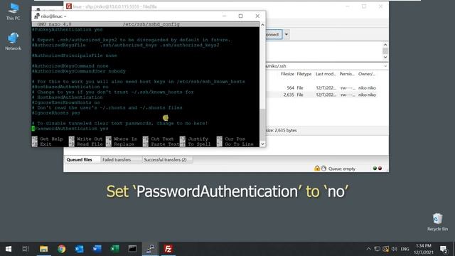 Linux Ubuntu Server - Security, Restriction, SSH key-based Authentication, Firewall смотреть онлайн