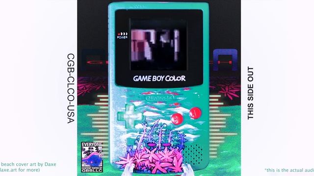 3-Minute Music Video On A Game Boy Color (Custom Glass Beach Game Boy + Cart)