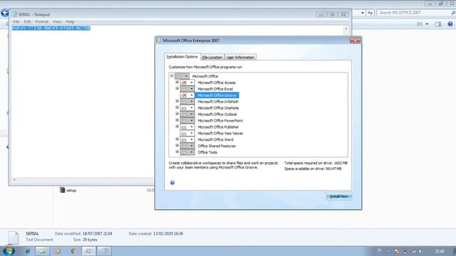 Cara Instal Microsoft Office 2007 di Windows 7 + Aktivasi смотреть онлайн