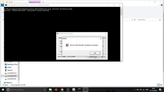 Apache Solr Tutorial - Installing Solr 6 as Windows Service смотреть онлайн